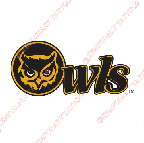 Kennesaw State Owls Customize Temporary Tattoos Stickers NO.4726